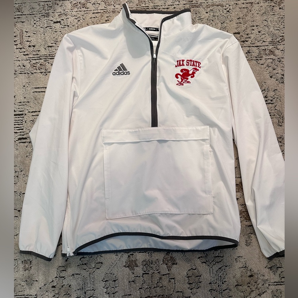 Adidas Jax State White Pullover Jacket